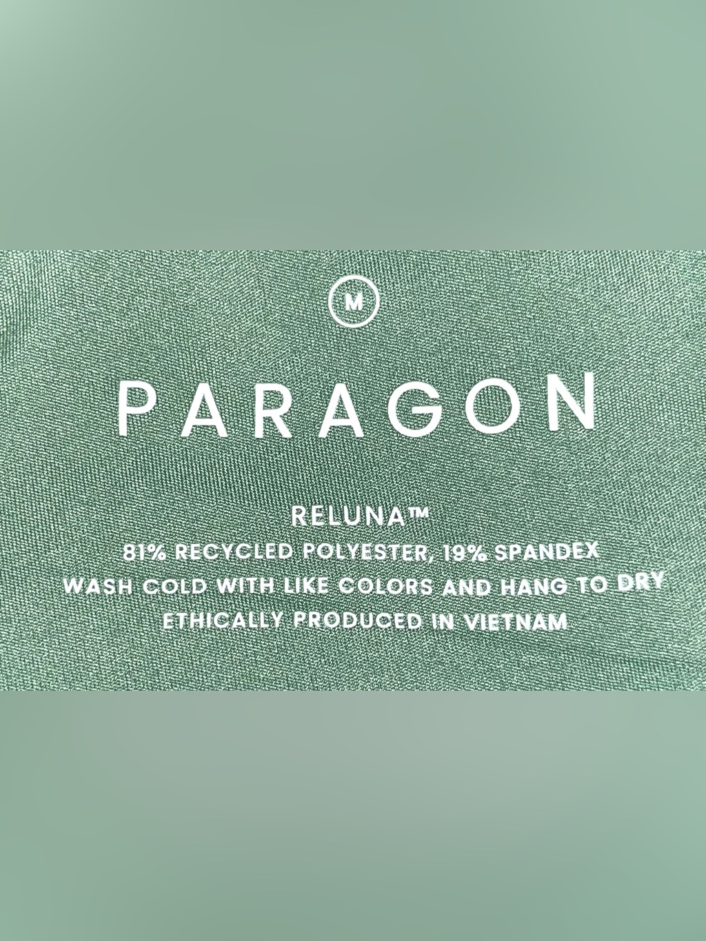 Paragon Fitwear Reluna Bare Sports Bra + Ace Mid-Rise Mini Skort In Matcha Sz M — image 7 of 8